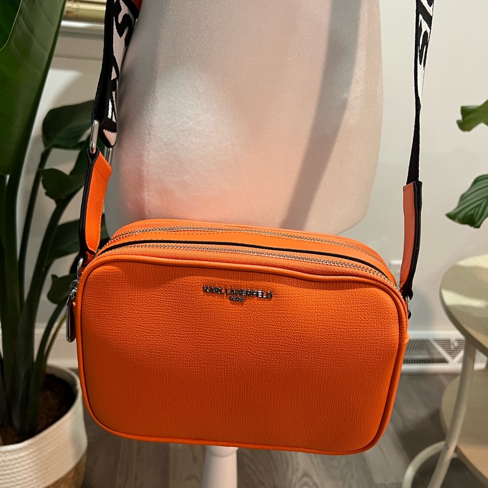 Karl Lagerfeld Orange Crossbody Bag